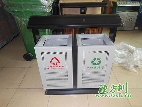 貴陽物業(yè)戶外鋼板沖孔垃圾桶，客戶的二次選擇。